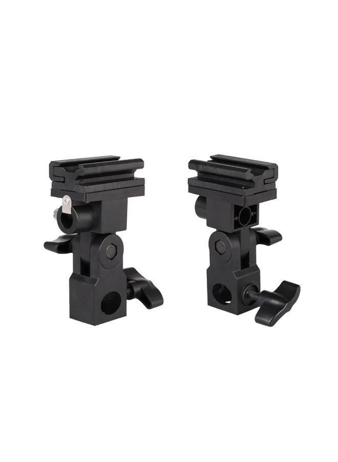Generic Camera Top Flash Lamp Holder B- Type Flash Bracket Fixed Reflective Umbrella Lamp Holder Type Flasher Seducer Bracket-Body Color:Type B Lamp Holder (plastic Type)  - Image 3