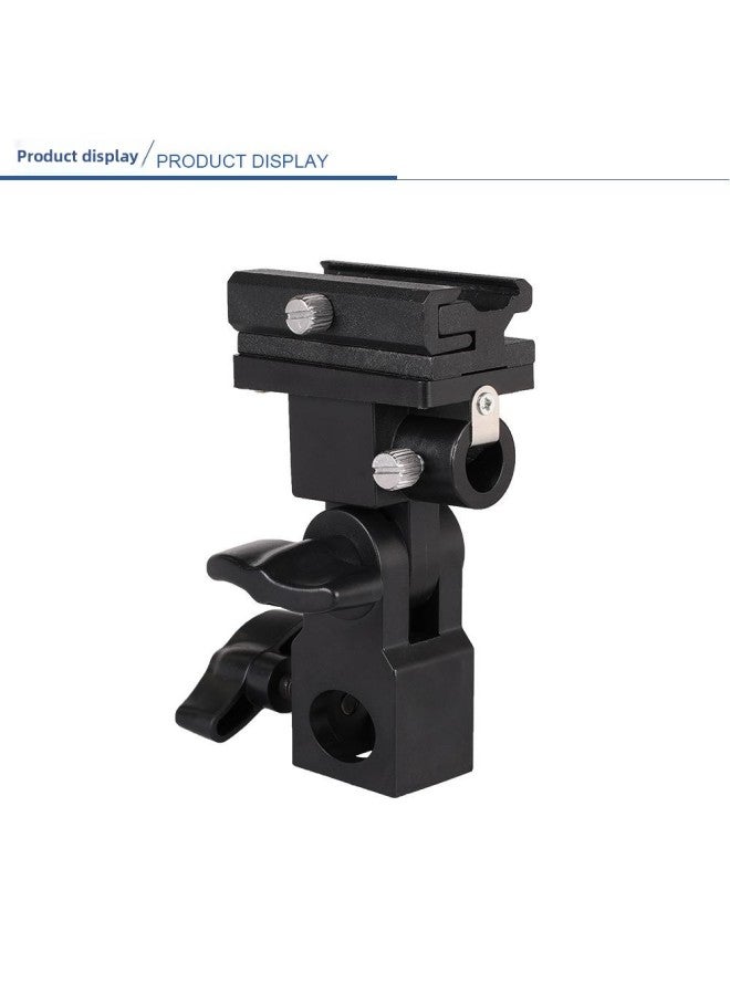 Generic Camera Top Flash Lamp Holder B- Type Flash Bracket Fixed Reflective Umbrella Lamp Holder Type Flasher Seducer Bracket-Body Color:Type B Lamp Holder (plastic Type)  - Image 4