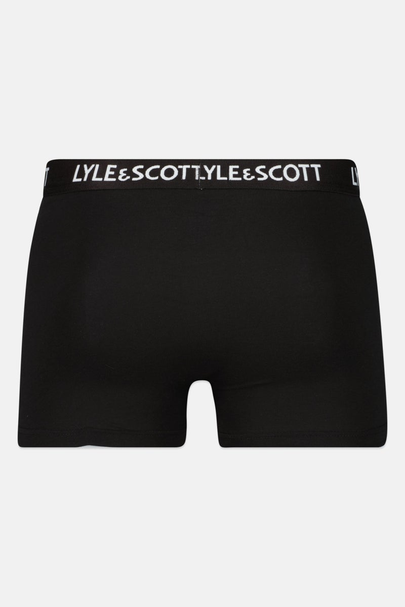 Lyle & Scott Men 3 Pcs Brand Logo Trunks, Multicolor  - Image 2