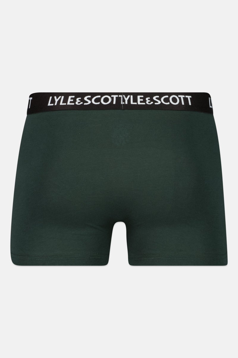 Lyle & Scott Men 3 Pcs Brand Logo Trunks, Multicolor  - Image 3
