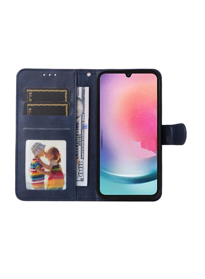 اس-توب جراب لهاتف Samsung Galaxy A24 4G جراب هاتف كلاسيكي من جلد العجل قابل للطي - Image 4