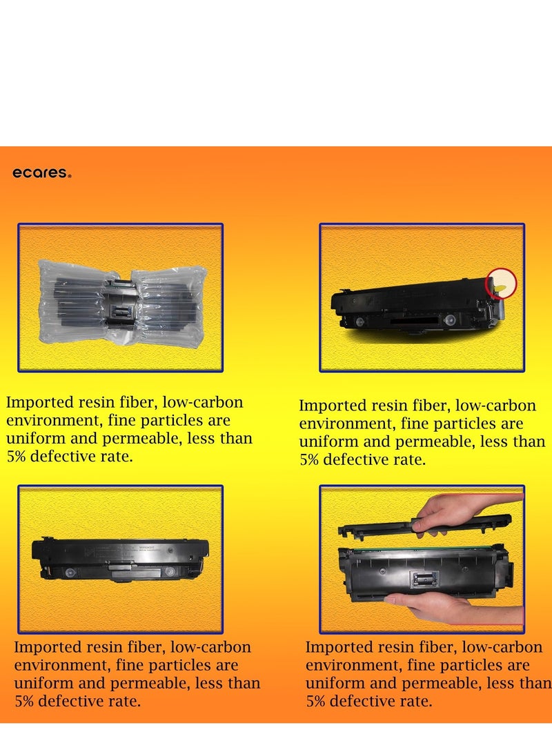 ECARES ECARES® 150A W1500A  Compatible Toner Cartridge Replacement  use for HP Laser M110we M111a M111w MFP M141a M141w M141 Printer (Black)  - Image 3