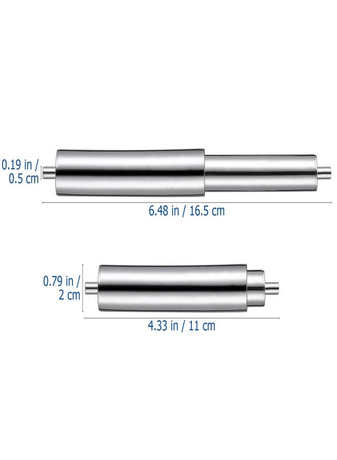 UKCOCO Retractable Toilet Paper Roller Rod Replacement - Adjustable Spring-Loaded Spindle Fits 4.33 to 6.48 Inch Tissue Holders for Home and Hotel Bathroom Accessories - Image 3