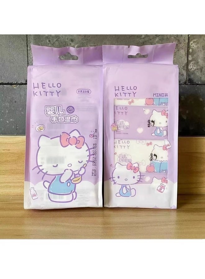 مناديل مبللة صغيرة - Mini Wipes للأطفال والكبار (تصاميم كرتونية متنوعة) - Image 2