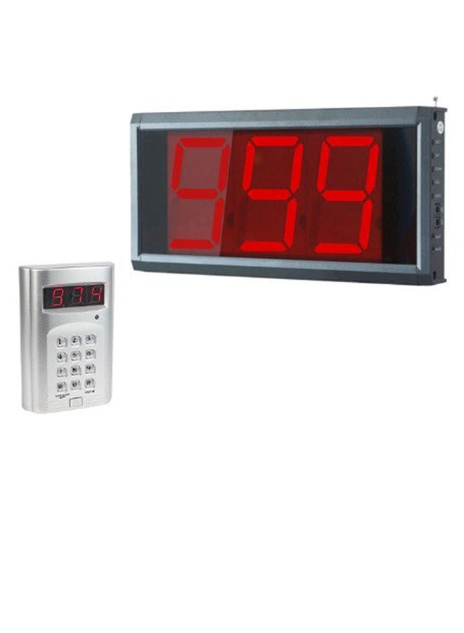 شاشة انتظار واستدعاء  للعملاء فى المطاعم والكافيهات رقم 3حتي 999 مع لوحة مفاتيح - Image 1