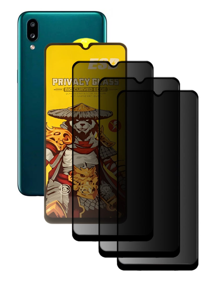 ESD 3 Pieces Tempered Dustproof Glass Screen Protector Compatible For Samsung Galaxy A10s - Image 1