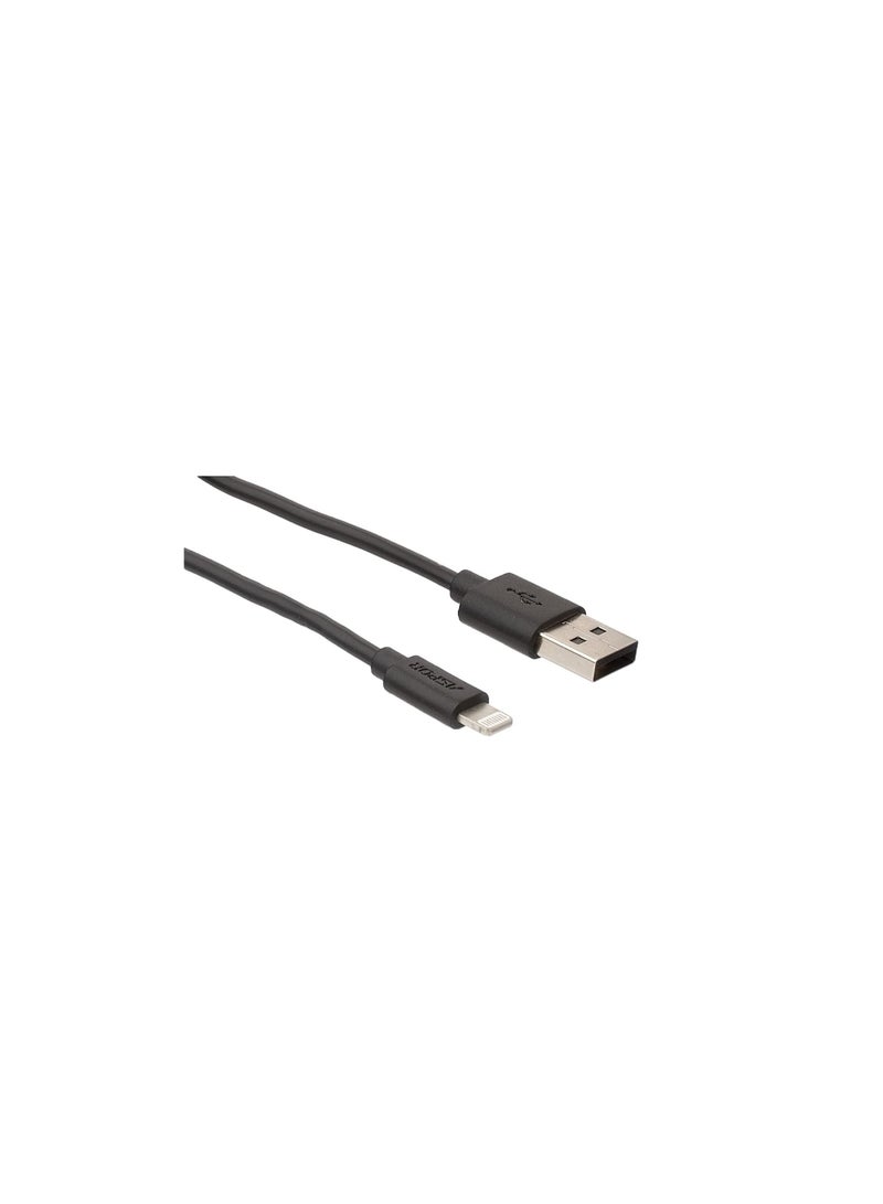 Aspor A812 2.4 A IQ Home charger Plus IPHONE Cable 3 USB - Black  - Image 2