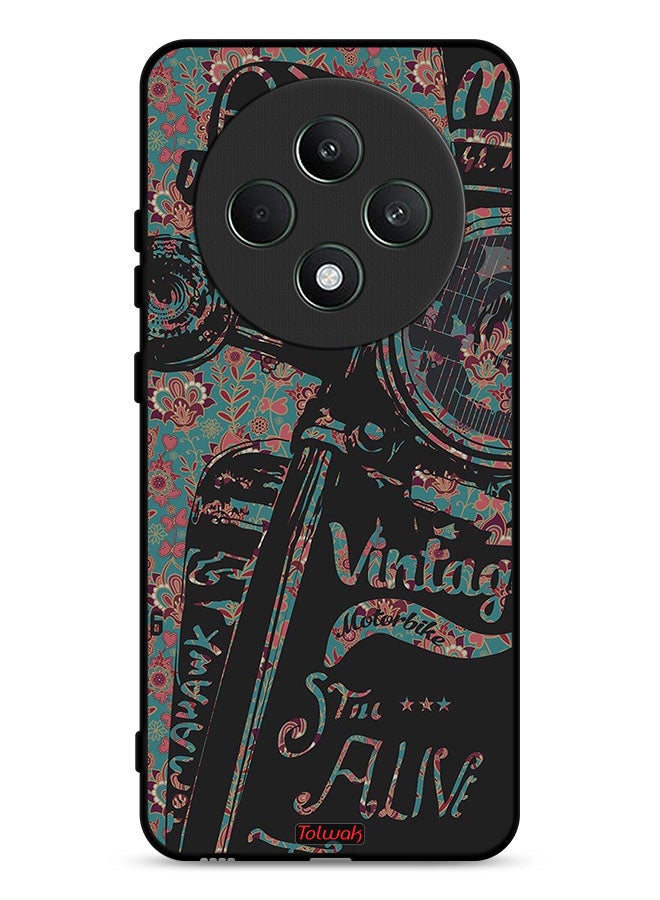 Tolwak Oppo Reno12 F 5G Protective Case Cover Vintage Motorbike  - Image 1