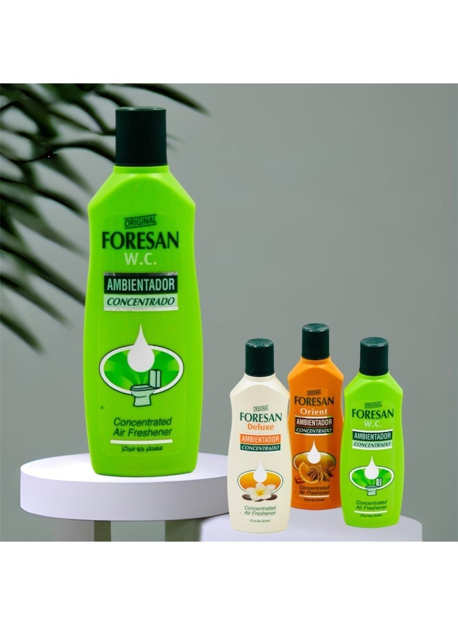 فورزان معطر جو ومنظف أسطح مركز من دبليو سي جرين، يزيل البقع الصعبة والجراثيم، يزيل الروائح الكريهة وينعش الهواء، مناسب لتنظيف الأسطح المتعددة، 125 مل - Image 1