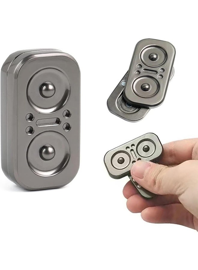 GMORO EDC Toys Fidget Slider Fidget Toy Adult Stress Relief Metal Push Pull Rotation ADHD Recreational Fidget Toys, Birthday Desk Toy Creative Gifts for Father Husband Boyfriend - Image 1