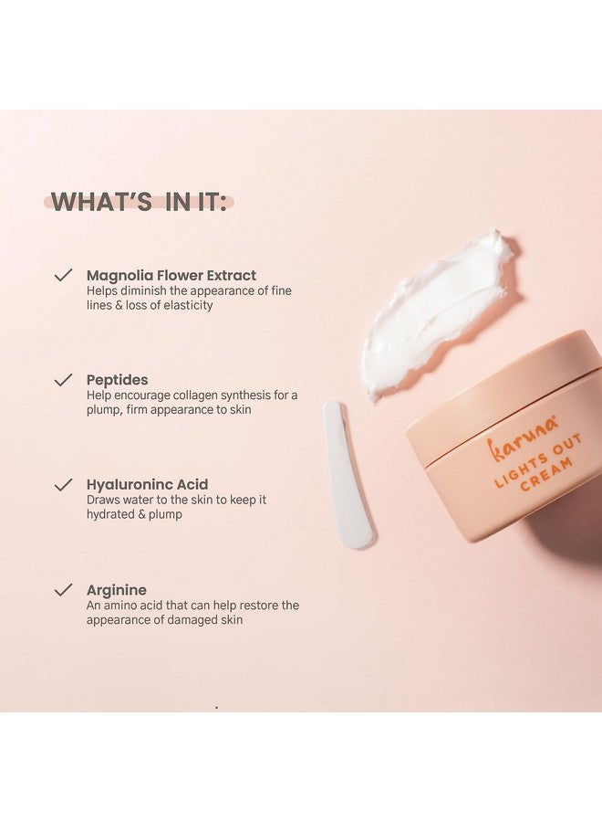 Karuna Skin Lights Out Night Cream Balancing & Agedefying Skin Care Essential For Women And Men Night Moisturizer For Face Neck & Chest 50 Ml - Image 2