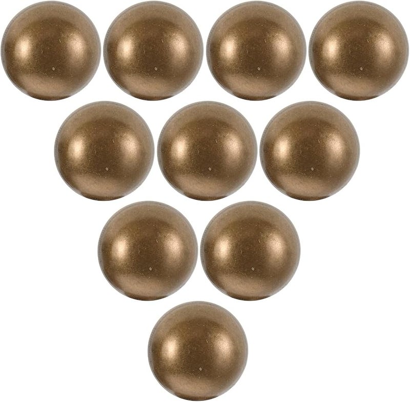 Antique Brass Sewing Buttons 25mm 10pcs Dome Shank for Suits Coats and Crafts - Image 1