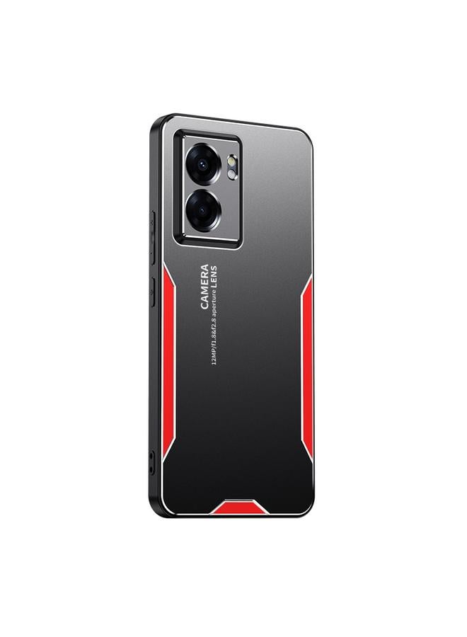 S-TOP Case For OPPO A57 5G Blade Series TPU Hybrid Metal Phone Case - Image 1