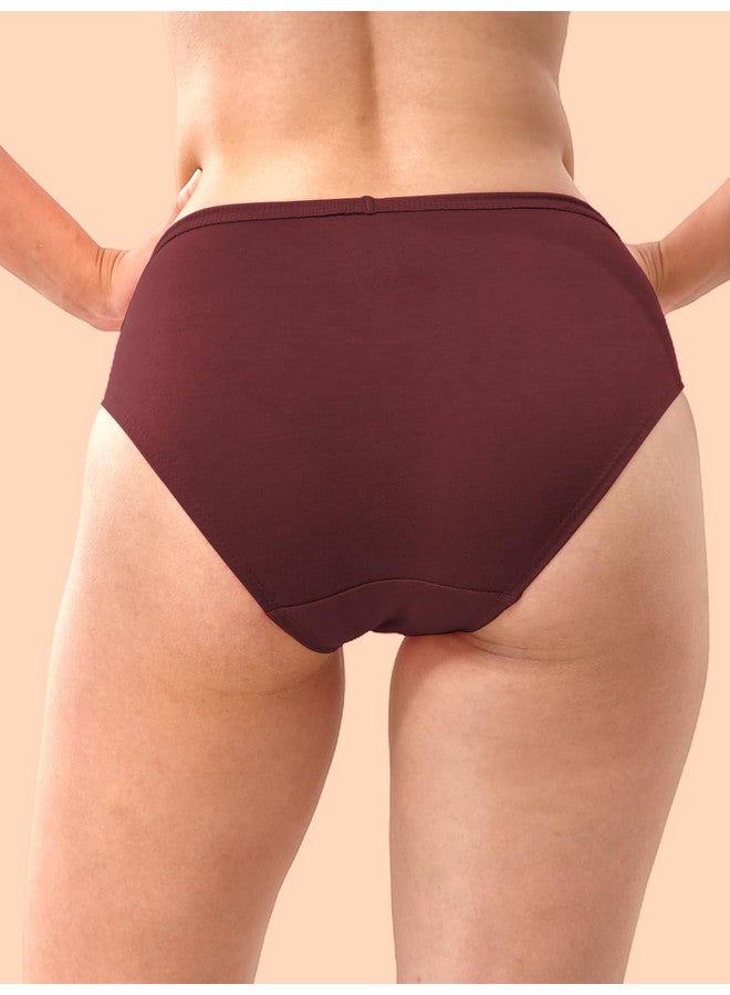 Lyra Women's Cotton Panties (Pack of 4) PTY_204_AST_4PC_Multicolour_XL - Image 3