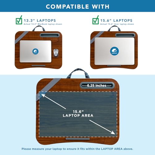 LAPGEAR Designer Lap Desk with Phone Holder and Device Ledge - Arrow Stripes - Fits up to 15.6 Inch Laptops - Style No. 45411 - Image 3