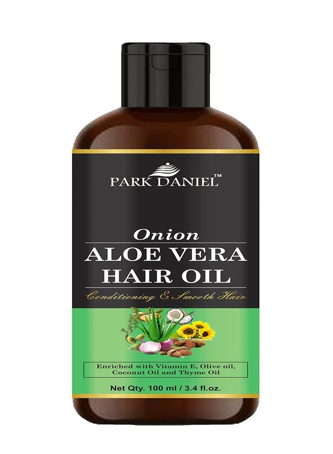 Park Daniel Premium Onion Aloe Vera Hair Oil Enriched With Vitamin E - For Conditioning and Smooth Hair (100 ml) - Image 2