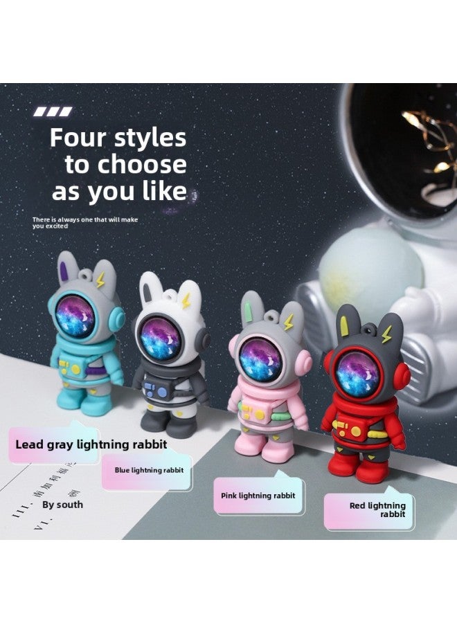 Pvc Creative U Disk High Speed Mini Cartoon Doll U Disk Enterprise Logo Bidding Gift U Disk Mobile Phone U Disk Wholesale-Color:Red Lightning Rabbit-Capacity:128GB-High Speed 3.0 - Image 4