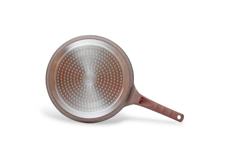 ATTIL Non Stick Dosa Tawa Gas Induction Base Utensil Cookware Tawa 28cm Granite Brown - Image 3