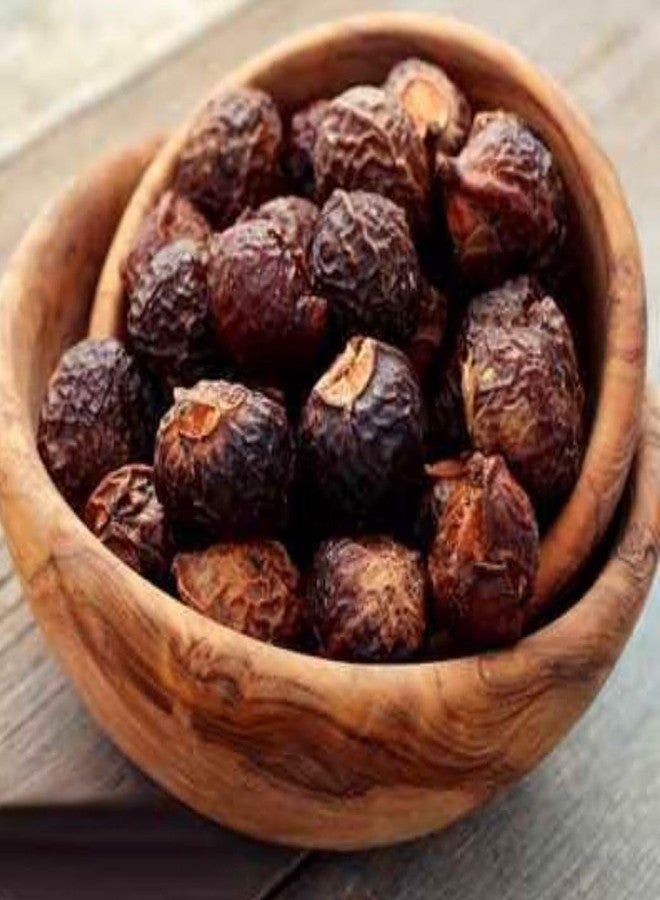 kunkudukayalu Dried Reetha Nuts/Sopnuts for Hair, 100% Natural (Raw Form) (250 Grams) - Image 2