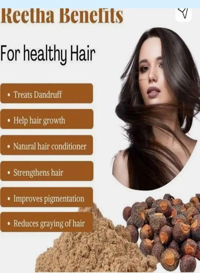 kunkudukayalu Dried Reetha Nuts/Sopnuts for Hair, 100% Natural (Raw Form) (250 Grams) - Image 5