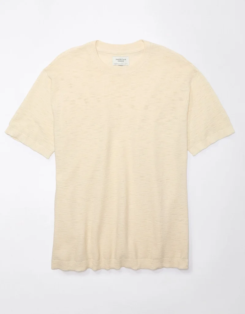 American Eagle AE Short-Sleeve Sweater T-Shirt