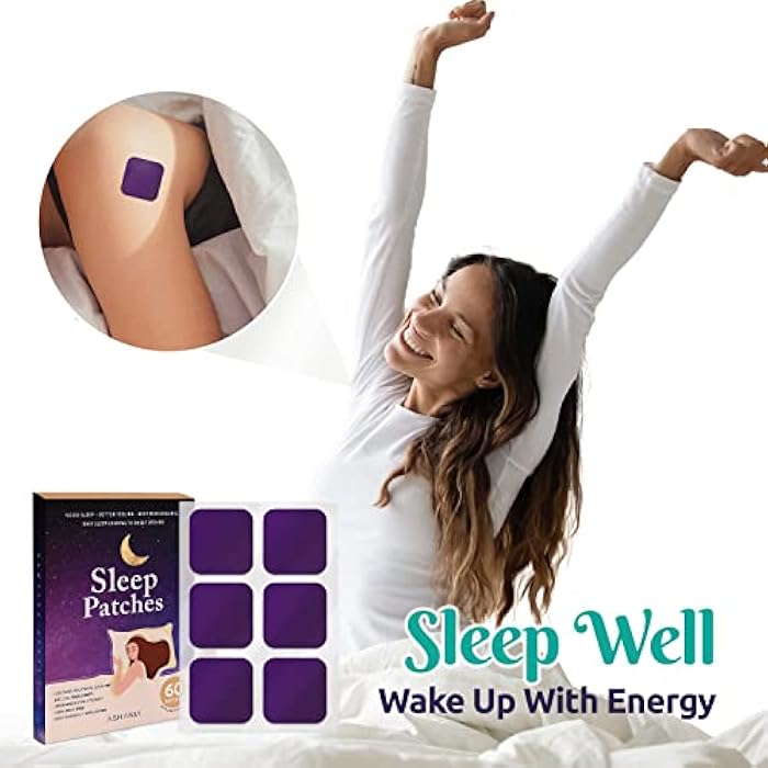 ASHANIA Sleep Patches, Sleep Patches for Adults, Upgraded Sleep Patches Set, Easy to Apply and Comfortable, Premium Ingredients, for Men and Women (60 Patches) - Image 5