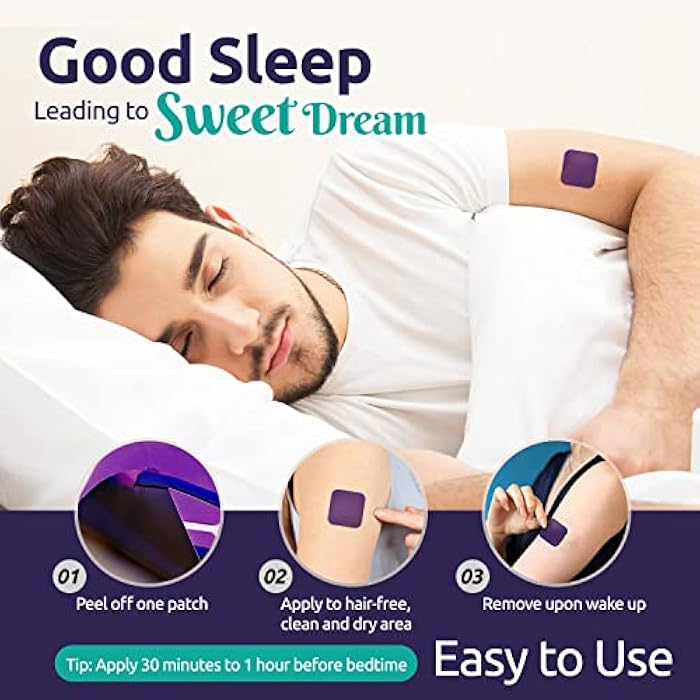 ASHANIA Sleep Patches, Sleep Patches for Adults, Upgraded Sleep Patches Set, Easy to Apply and Comfortable, Premium Ingredients, for Men and Women (60 Patches) - Image 3