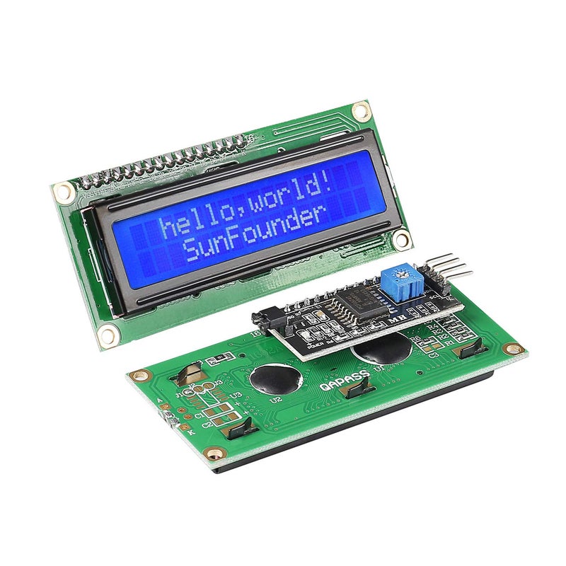 SunFounder IIC/I2C/TWI LCD1602 Display Module Compatible with Arduino and Raspberry Pi - Image 2