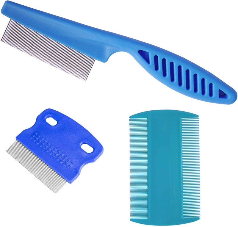 ZYOUNG 3 Pcs Pet Comb Tear Stain Remover Combs for Dogs, Dog Comb - Image 1