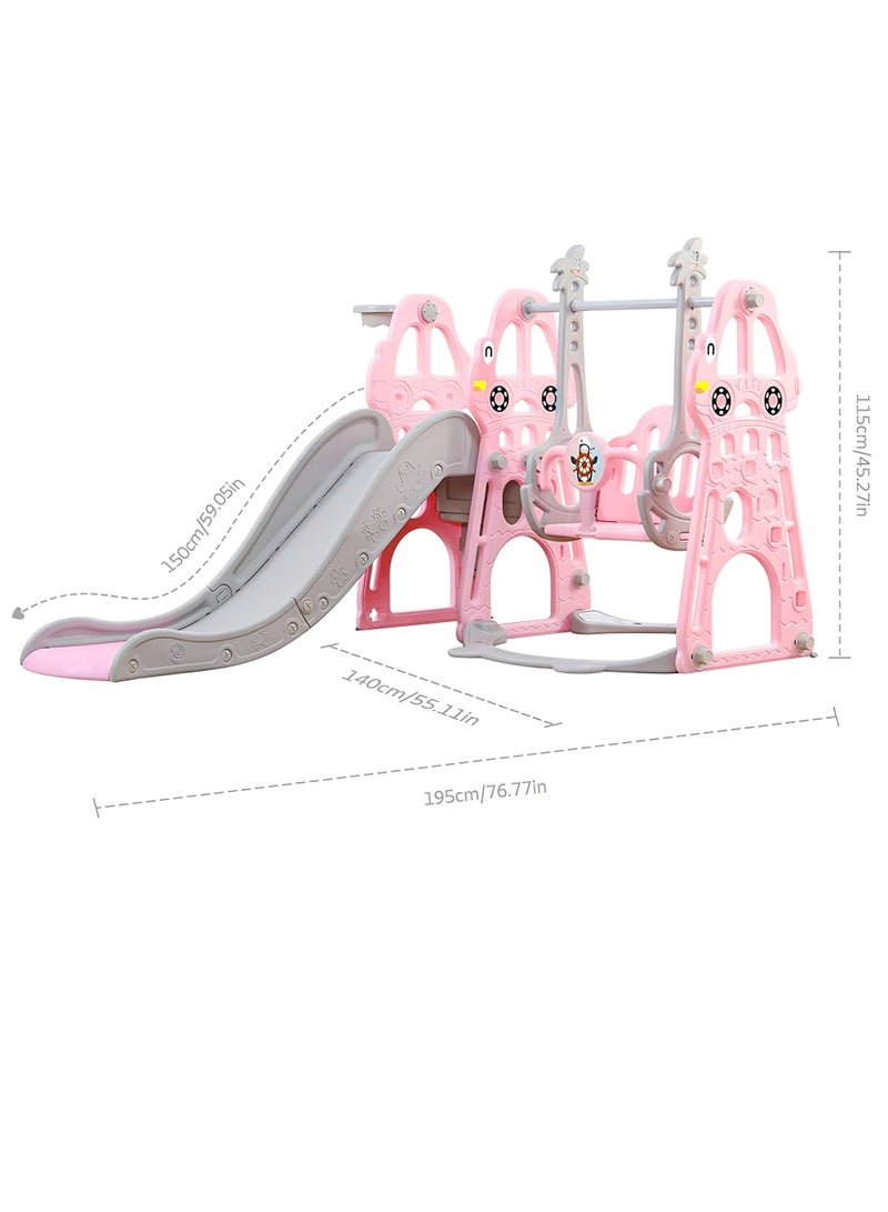 Toddler Slide for Kids Age 2 3 4 5 6 7 8 9， Baby Slide and Swing for Kids Outdoor Indoor 3-10 Year Old，Home Toy Game for Boys and Girls (B1) - Image 3