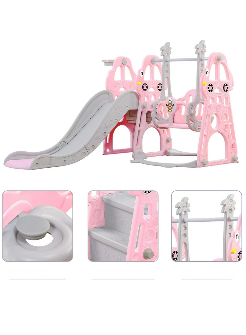 Toddler Slide for Kids Age 2 3 4 5 6 7 8 9， Baby Slide and Swing for Kids Outdoor Indoor 3-10 Year Old，Home Toy Game for Boys and Girls (B1) - Image 4