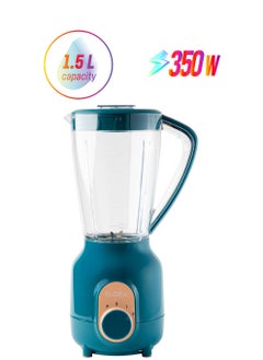 ELORA 2 In 1 Blender With 3 Speed Setting And Pulse Function- Smoothie Making And Juicing 300-350 Watts | Unbreakable Blender Jars With Stainless Steel Blades | EL-BL-3219 Dark Green  - Image 1