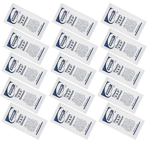 Rensow Vitamin A&D Ointment Tattoo Aftercare Healing & Skin Protection & Recovery Balm Moisturizing Skin Repair Balm (5g Pouch Pack of 10) - Image 1