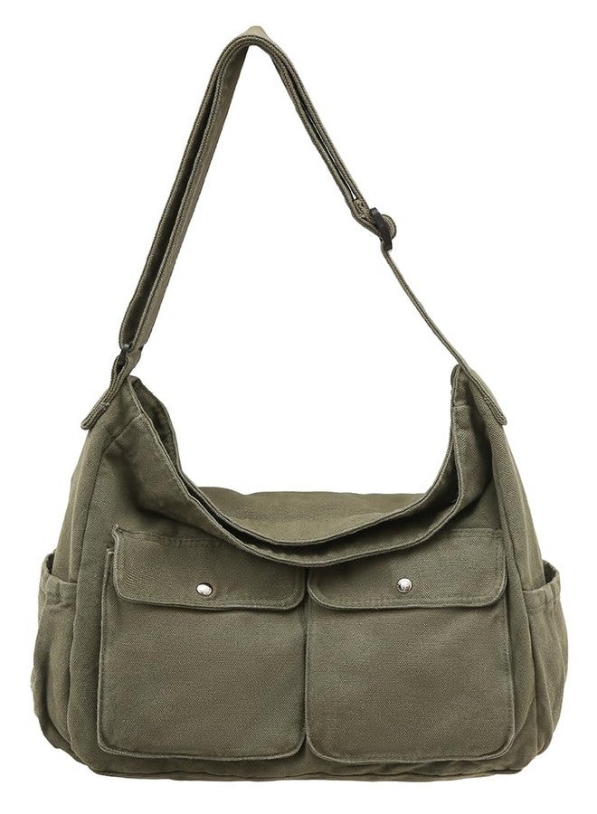 Collsants Messenger Bag Hobo Crossbody Bags for Women Canvas Bag Crossbody Tote Bag Shoulder Bag - Image 1