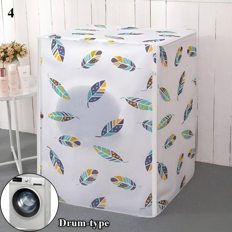 Generic Washing Machine Cover Waterproof Modern Design Assorted Colors Protects from Moisture and Dirt Ensuring Elegant Appearance in Home Spaces - Image 2