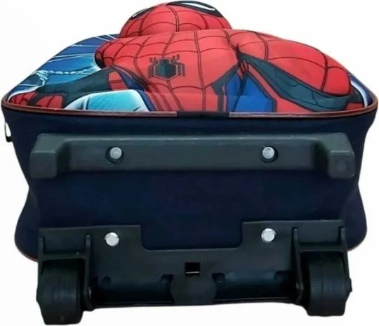 دي زي سي كوزنلر أفم Dzc Cousins ​​Avm Kindergarten Nursery Children's Suitcase Backpack with Rickshaw Spiderman Wheels