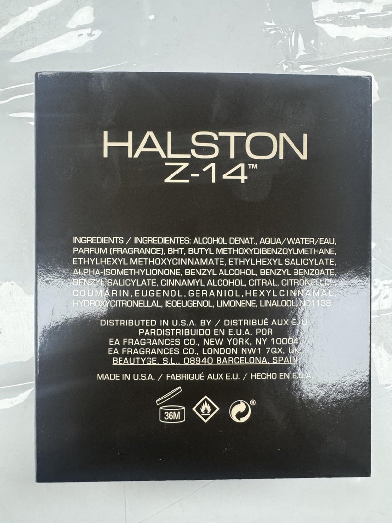 Halston Z-14 Natural Spray Cologne 125ml. 4.2 FL.OZ.