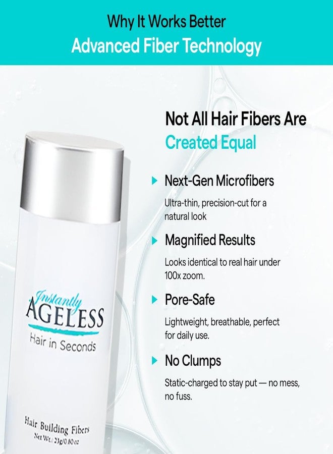 Instantly Ageless® Hair in Seconds™ Hair Building Fibers – Hair Thickening Fibers for Thinning Hair & Hair Loss for Fuller-Look - 0.83 oz (23g) - Dark Brown - Image 5