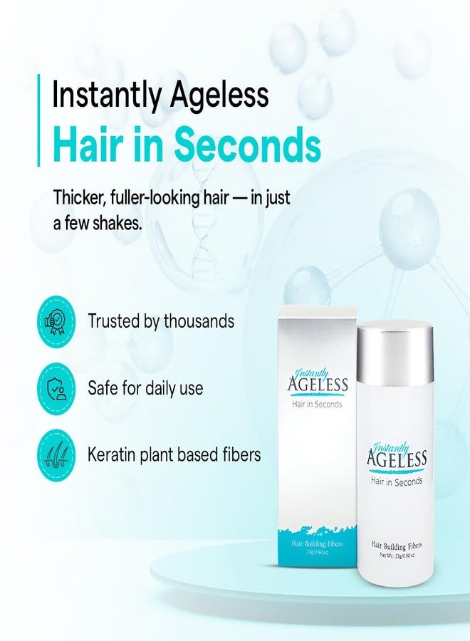 Instantly Ageless® Hair in Seconds™ Hair Building Fibers – Hair Thickening Fibers for Thinning Hair & Hair Loss for Fuller-Look - 0.83 oz (23g) - Dark Brown - Image 2