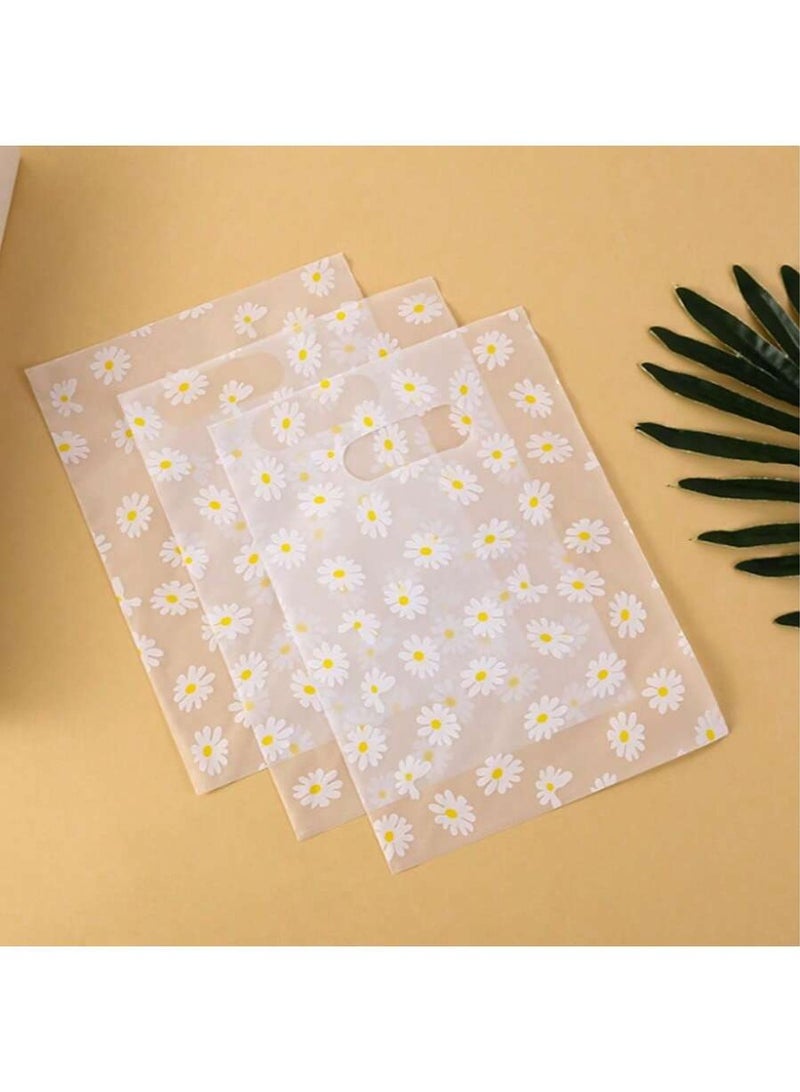 توزيعات العيد 20 قطعة من اكياس شفافة متينة  للهدايا والتوزيعات مزينة بالورود قابلة لاعادة الاستخدام - Image 5