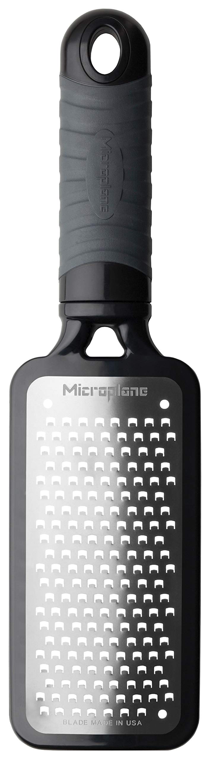 Microplane Home Series Multipurpose Coarse Grater - Easy to Use, Perfect for Everyday Cooking (Black) - Image 1