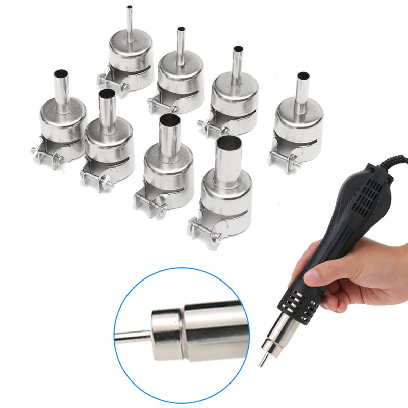 Hot Air Generator Nozzles: 10pcs High Temperature Resistant - Exquisite Workmanship for Long Service Time Easy To Install For Soldering Station - Image 5