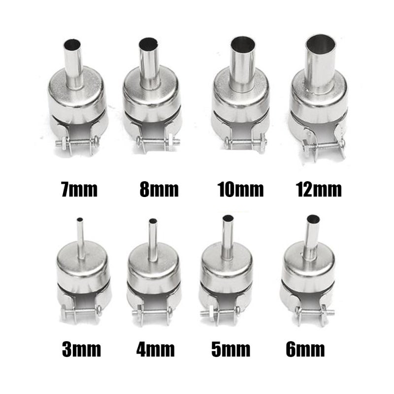 Hot Air Generator Nozzles: 10pcs High Temperature Resistant - Exquisite Workmanship for Long Service Time Easy To Install For Soldering Station - Image 2
