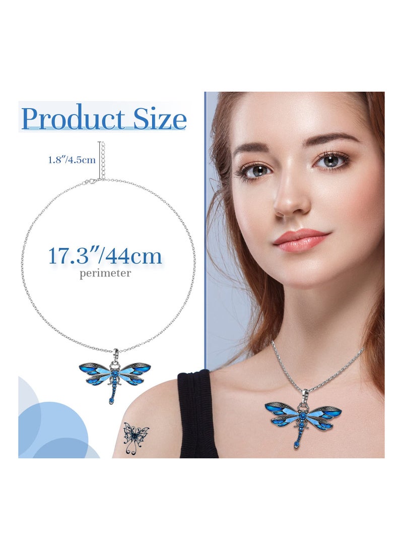 SYOSI 6 Pieces Bohemian Jewelry Bohemian Necklace for Women Pendant Colorful Enamel Necklace Vintage Multilayer Necklace Enamel Ethnic - Image 4