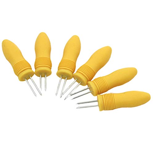 Chef Craft Select Soft Corn Holders 6 piece set Yellow