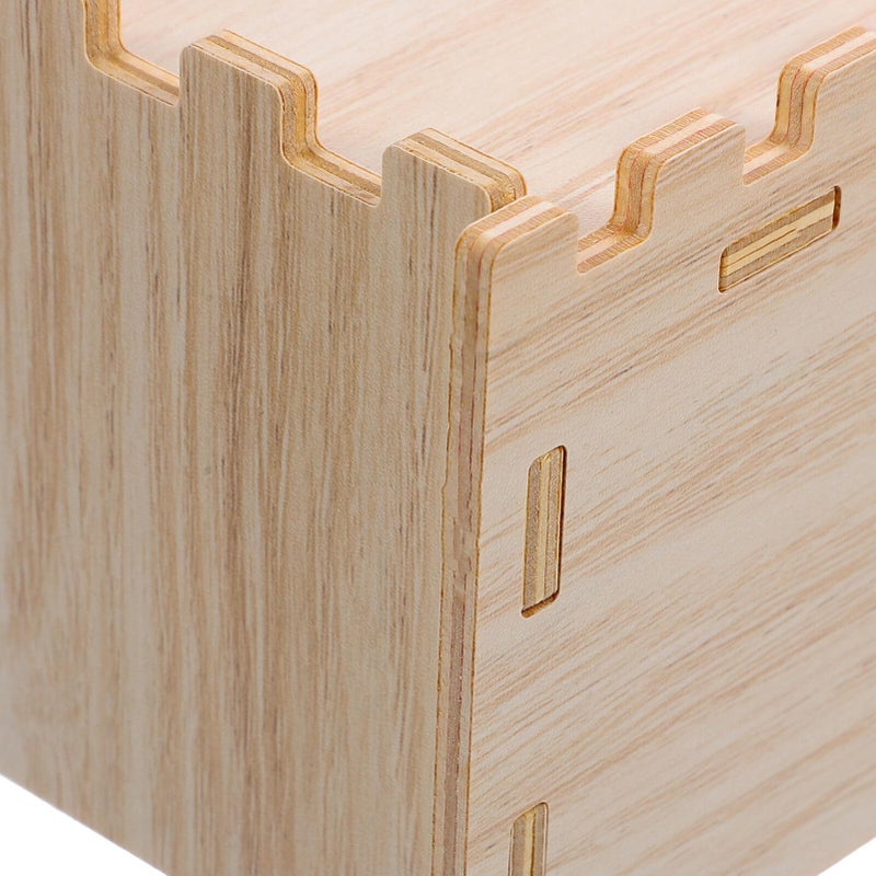 Wooden Hideout House For Guinea Pigs Hamsters Chinchillas Small Animal Maze Toy Hut - Image 5