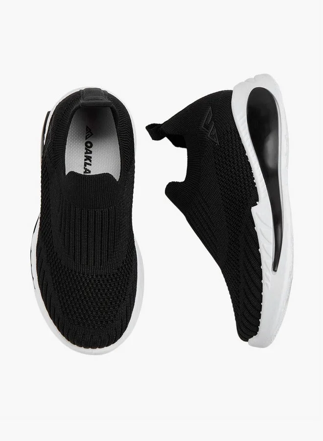 Oaklan by Shoexpress Textured Slip-On Sports Shoes with Pull Tab
