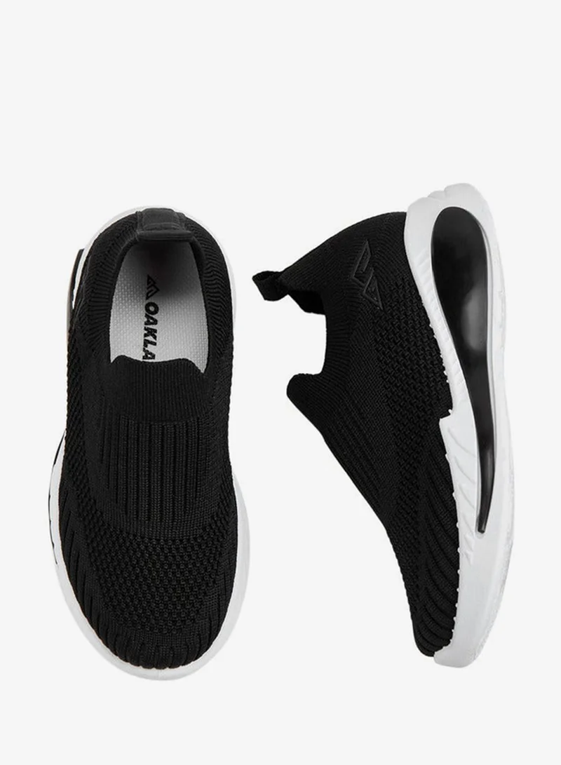 Oaklan by Shoexpress Textured Slip-On Sports Shoes With Pull Tab