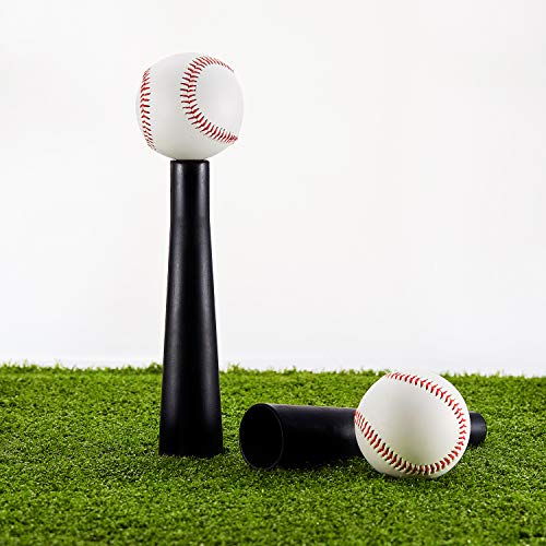 Sumind 3 Pieces Batting Tee Topper Replacement Batting Tee Basic Ball Rest Rubber Cup for Baseball Softball Practice Training Hitting Ball - Image 4
