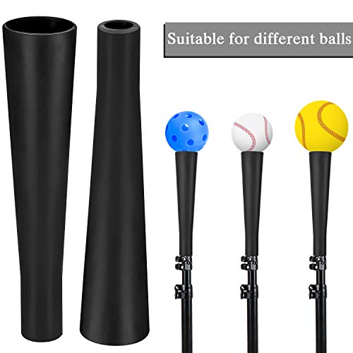 Sumind 3 Pieces Batting Tee Topper Replacement Batting Tee Basic Ball Rest Rubber Cup for Baseball Softball Practice Training Hitting Ball - Image 3